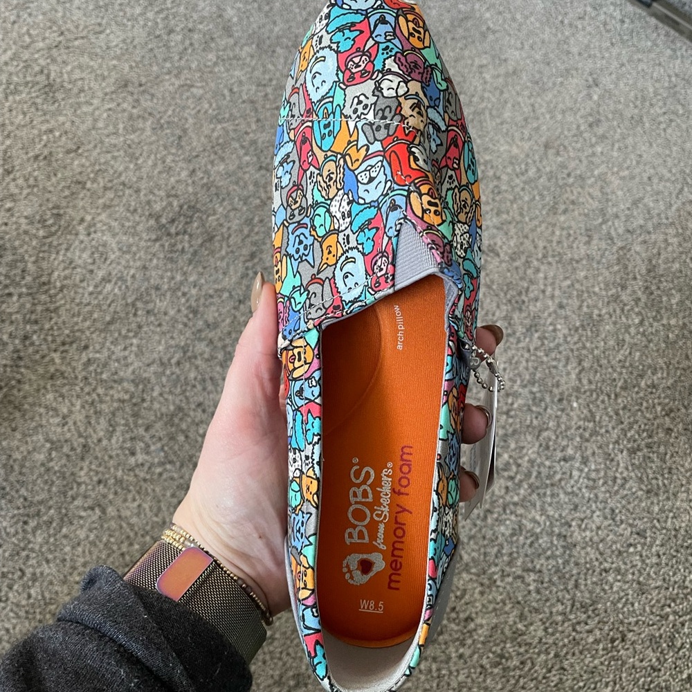 Colorful BOBS Slip-On Shoes Dogs